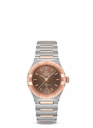 Omega Constellation Manhattan 29 Co-Axial Master Chronometer Stainless Steel / Sedna Gold / Brown 131.20.29.20.13.001 (13120292013001)